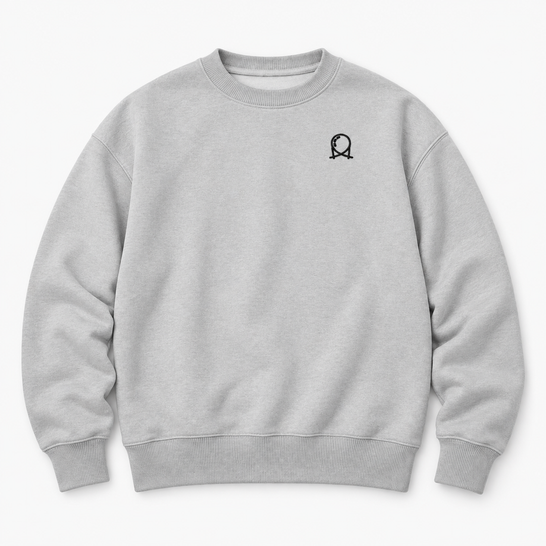 Classic Looping Stick Sweatshirt in Grau meliert