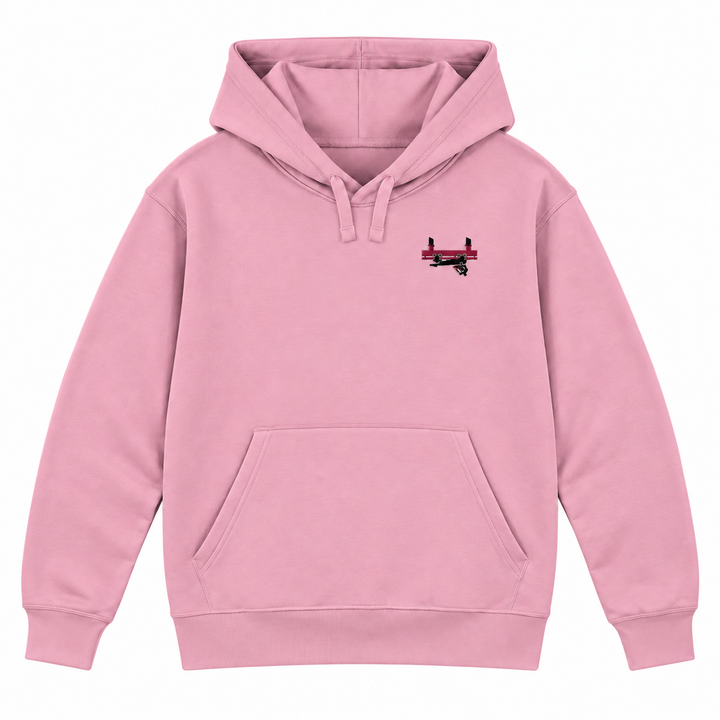 Flying Coaster Brühl Frontcar Stick Hoodie – Rosa