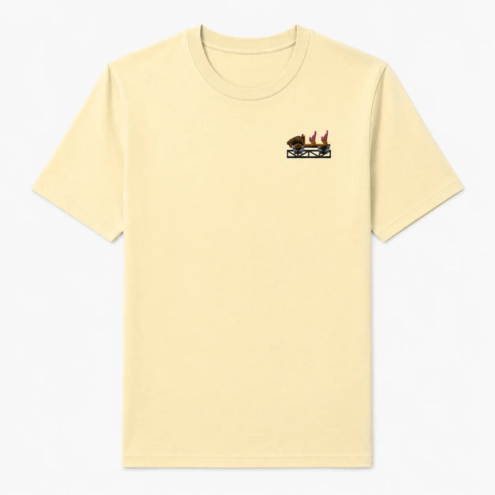 Multi Launch Coaster Brühl Frontcar Stick T-Shirt