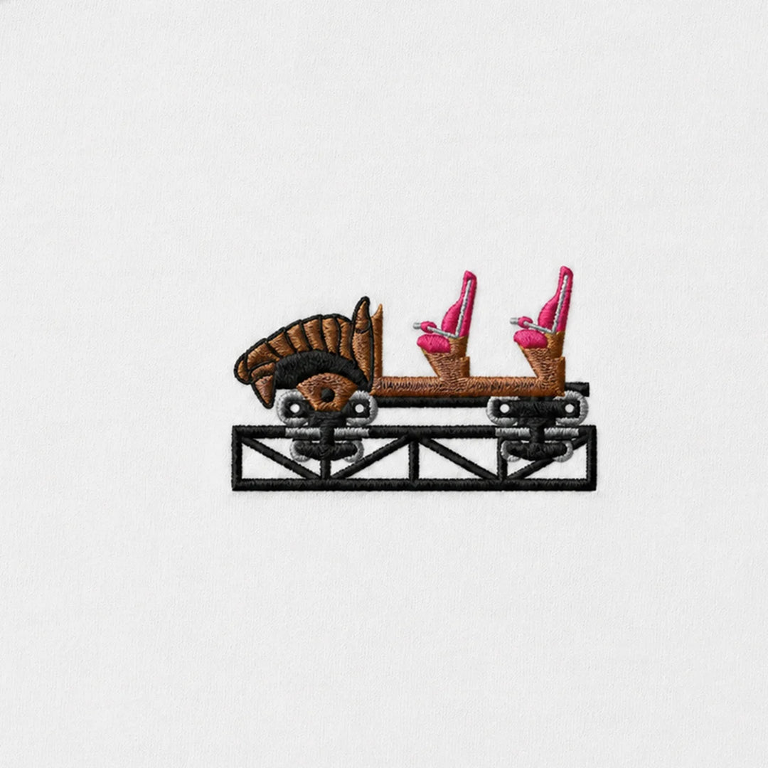 Multi Launch Coaster Brühl Frontcar Stick T-Shirt