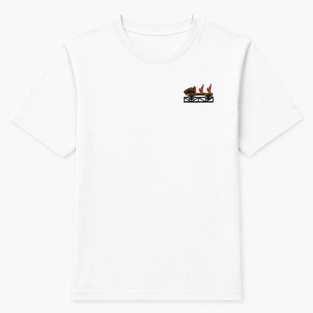 Multi Launch Coaster Brühl Frontcar Stick T-Shirt