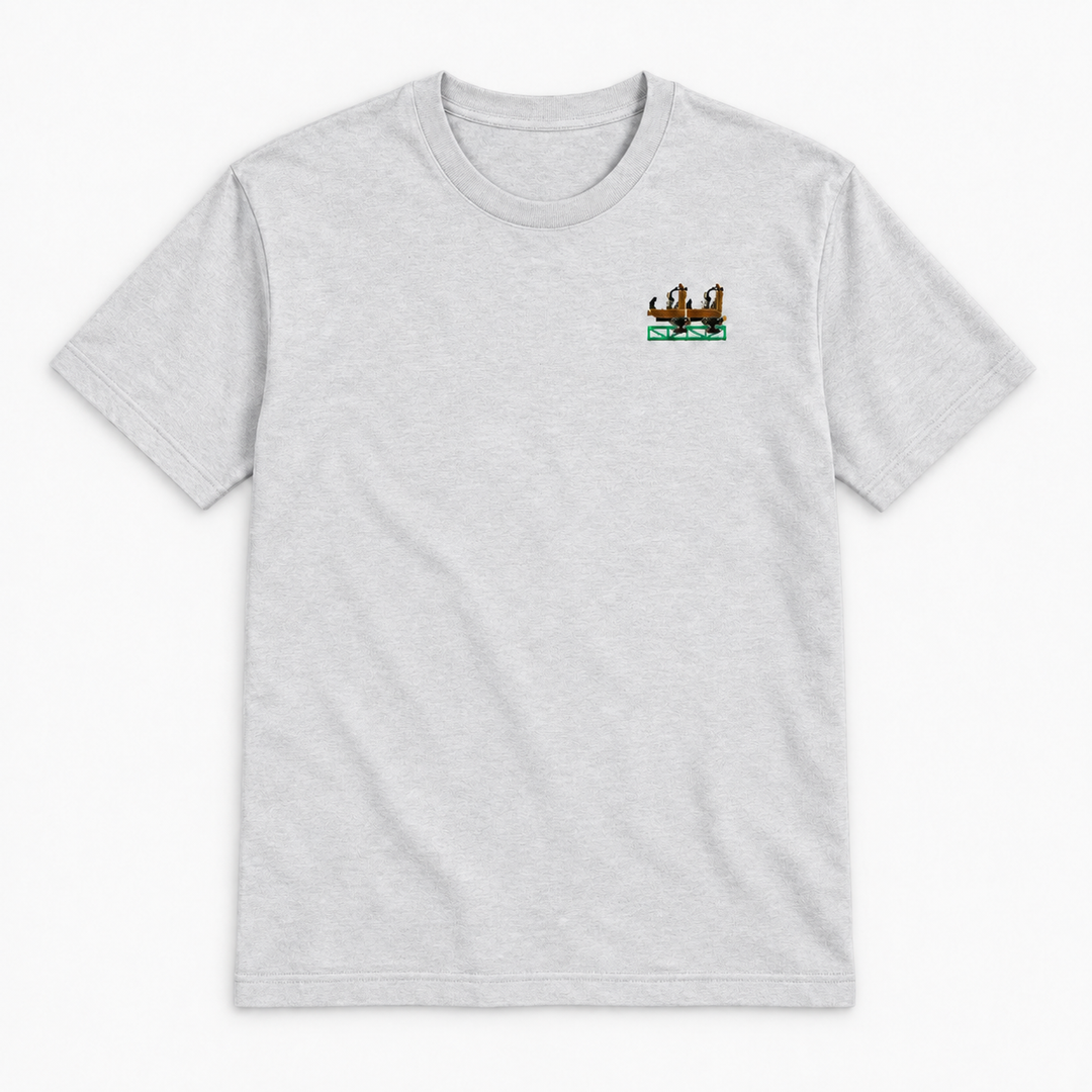 Launch Coaster Sierksdorf Frontcar Stick T-Shirt – grau-meliert
