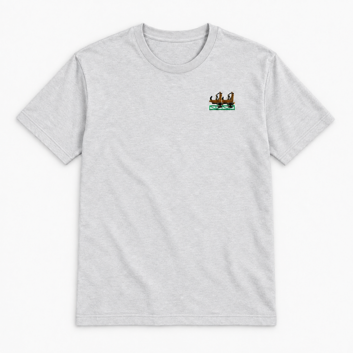Launch Coaster Sierksdorf Frontcar Stick T-Shirt – grau-meliert