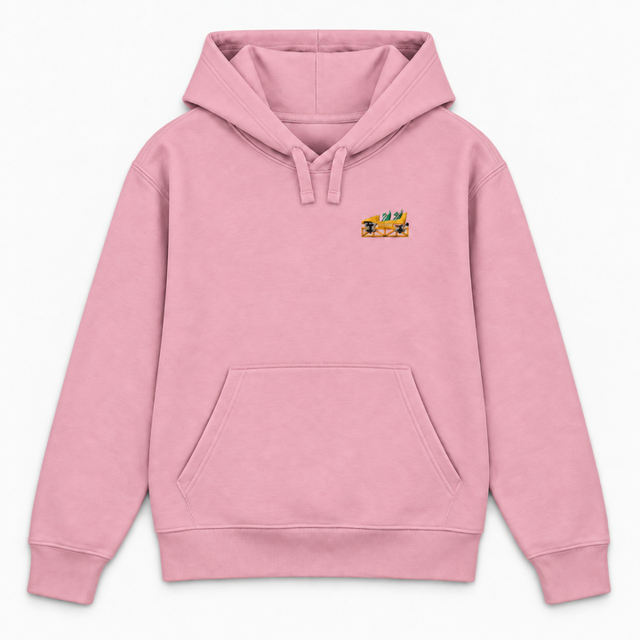 Mega Coaster Haßloch Frontcar Stick Hoodie – Rosa