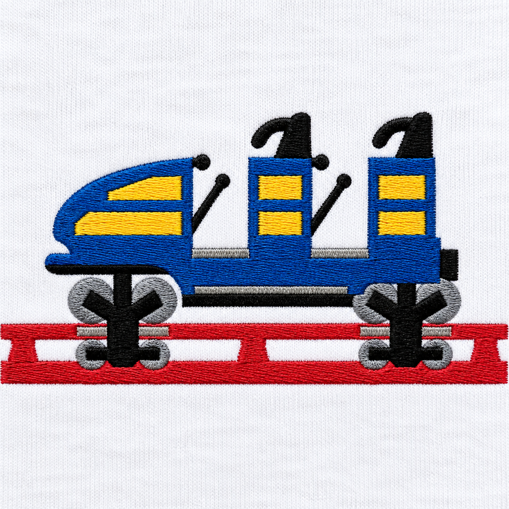 Olympia Frontcar Stick T-Shirt – Stickdetail