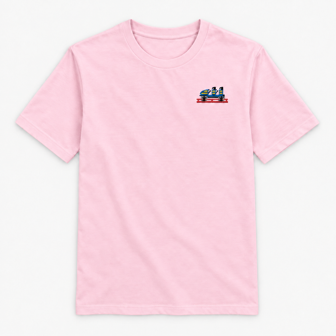 Olympia Frontcar Stick T-Shirt – Rosa