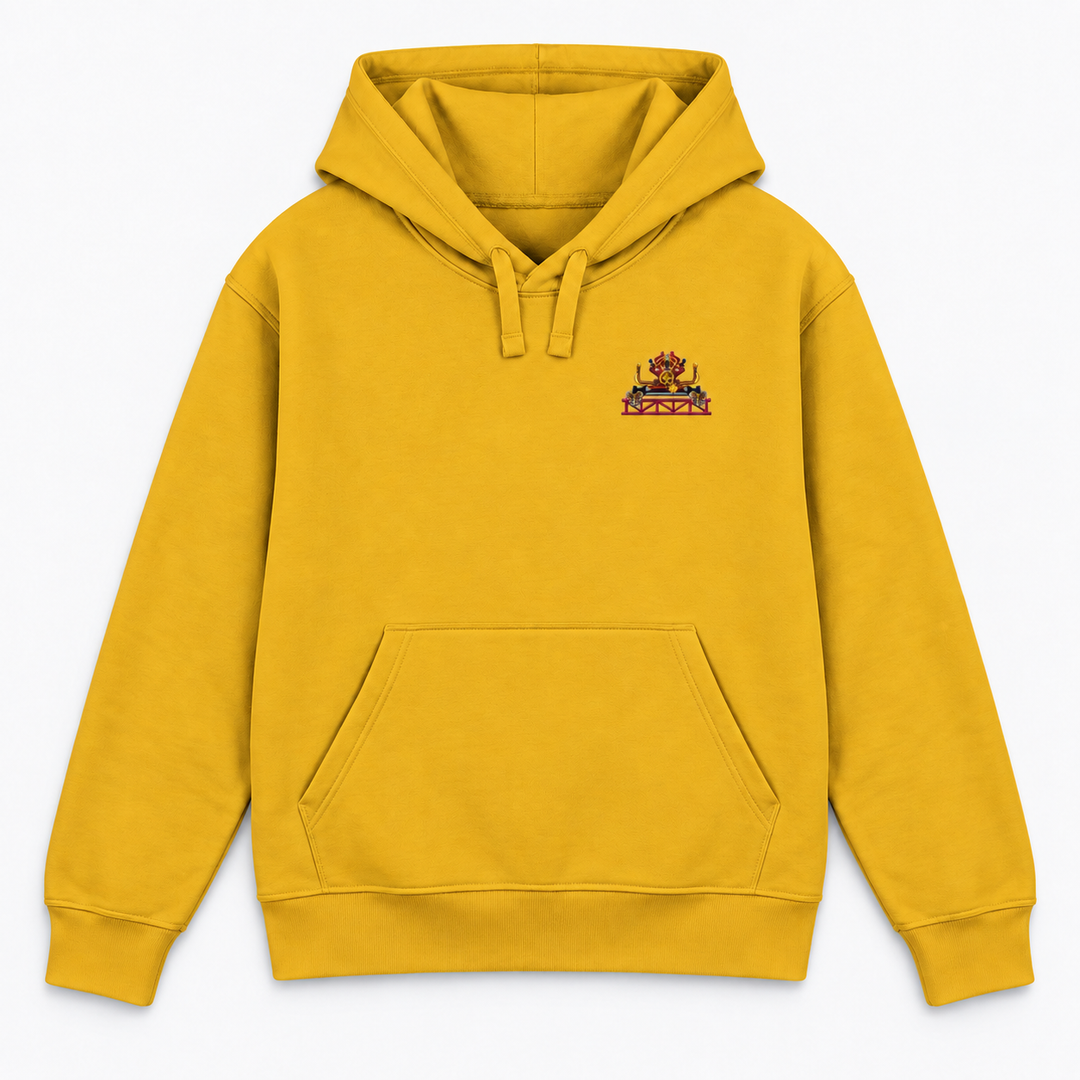Xtreme Spinning De Panne Frontcar Stick Hoodie in Gelb
