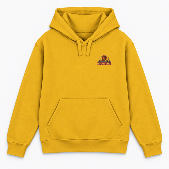 Xtreme Spinning De Panne Frontcar Stick Hoodie in Gelb