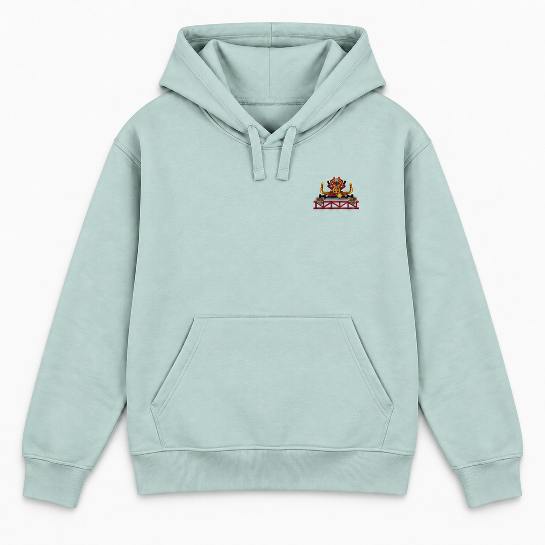 Xtreme Spinning De Panne Frontcar Stick Hoodie in Karibikblau