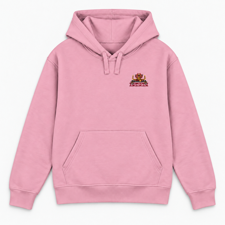 Xtreme Spinning De Panne Frontcar Stick Hoodie in Rosa