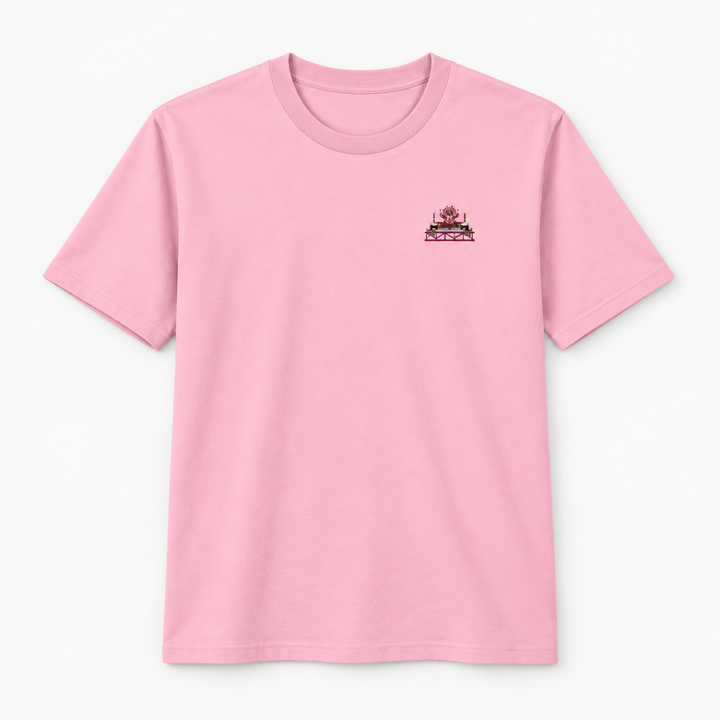 Xtreme Spinning De Panne Frontcar Stick T-Shirt in Cotton Pink