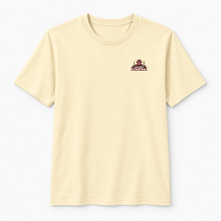 Xtreme Spinning De Panne Frontcar Stick T-Shirt in Natural Raw