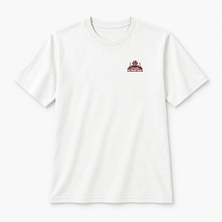 Xtreme Spinning De Panne Frontcar Stick T-Shirt in Off White