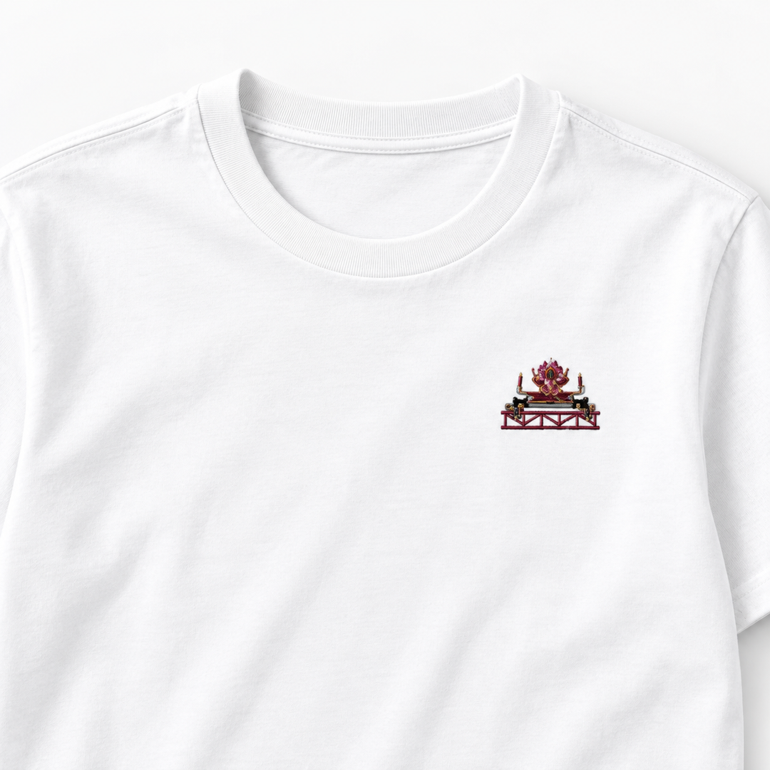 Xtreme Spinning De Panne Frontcar Stick T-Shirt Stickdetail