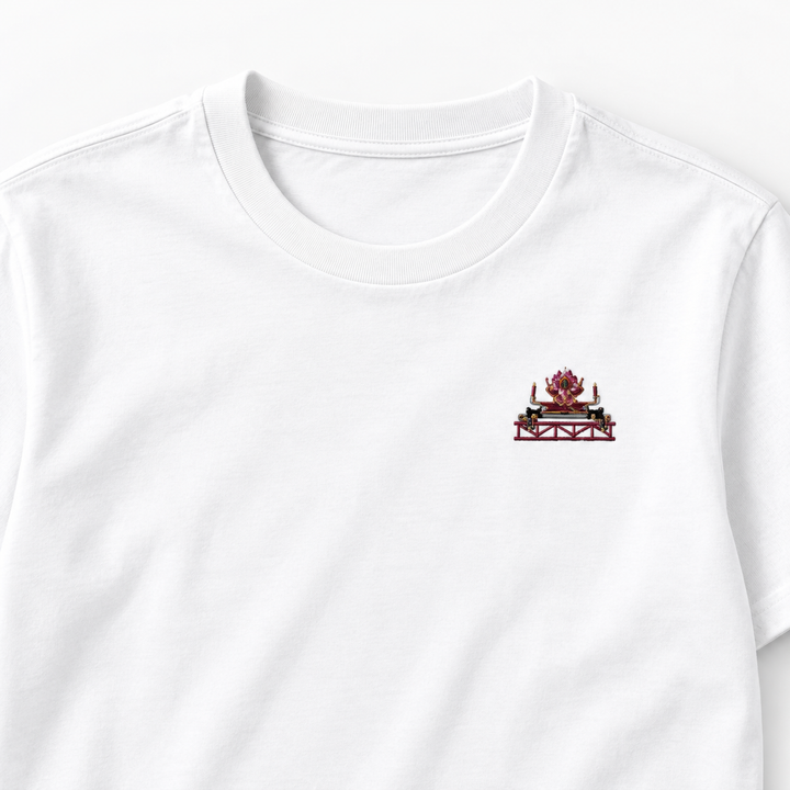 Xtreme Spinning De Panne Frontcar Stick T-Shirt Stickdetail